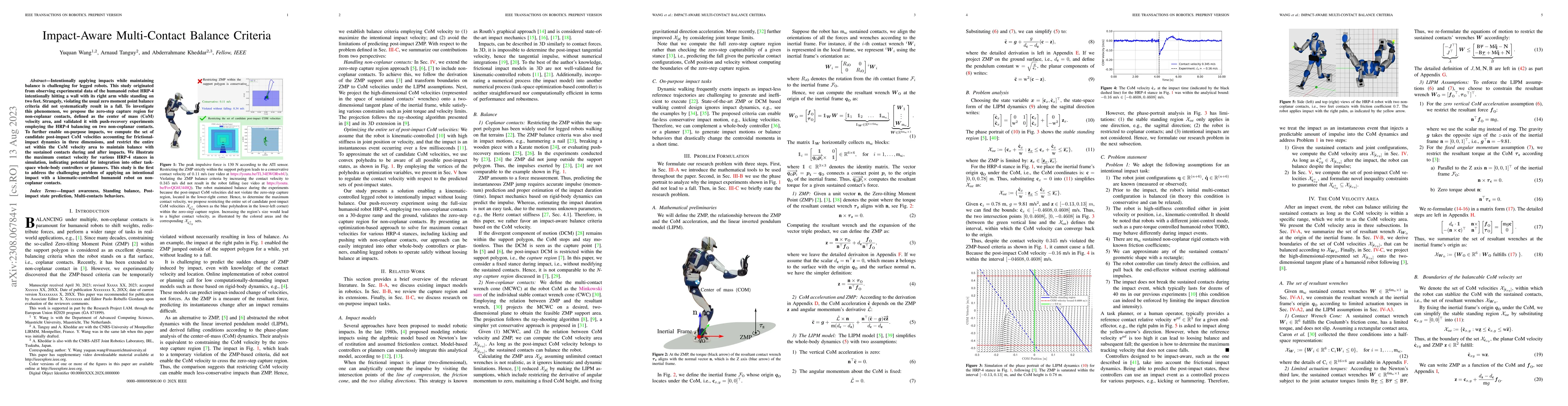 Thumbnail for Impact-Aware Multi-Contact Balance Criteria