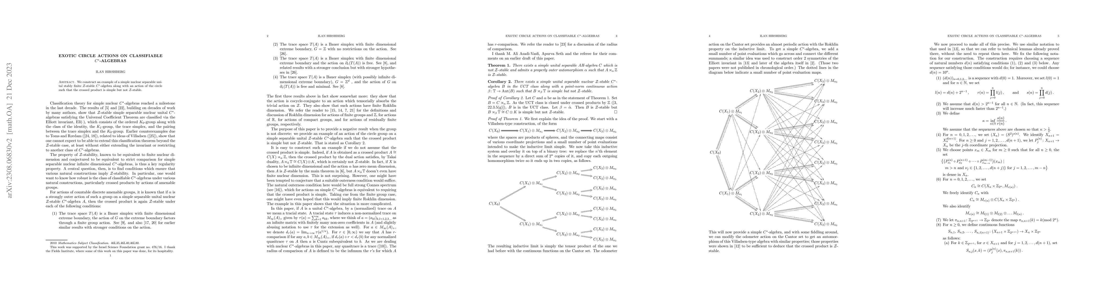 Thumbnail for Exotic circle actions on classifiable C*-algebras