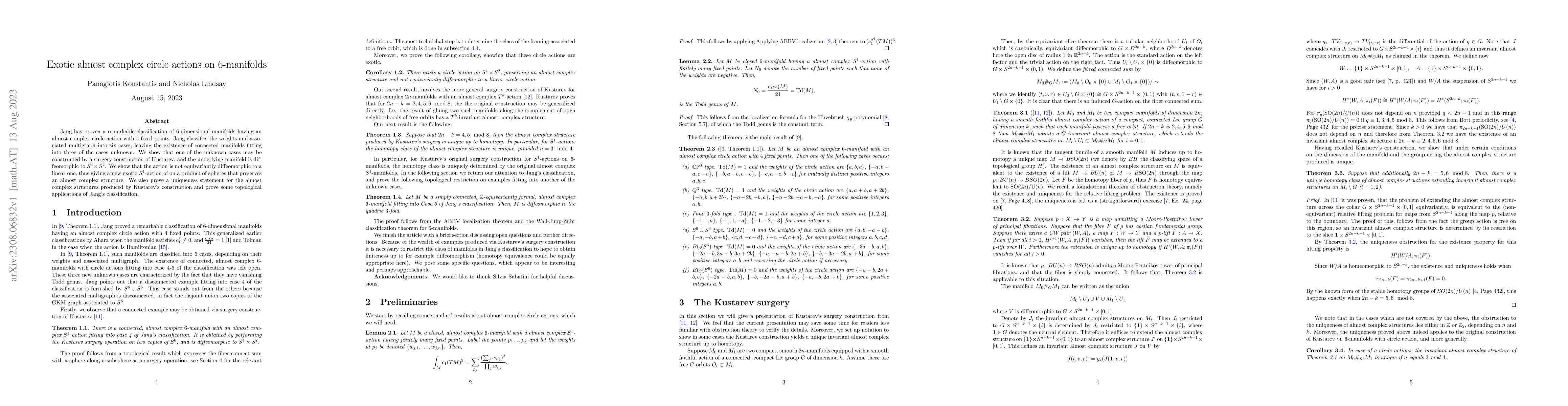 Thumbnail for Exotic almost complex circle actions on 6-manifolds