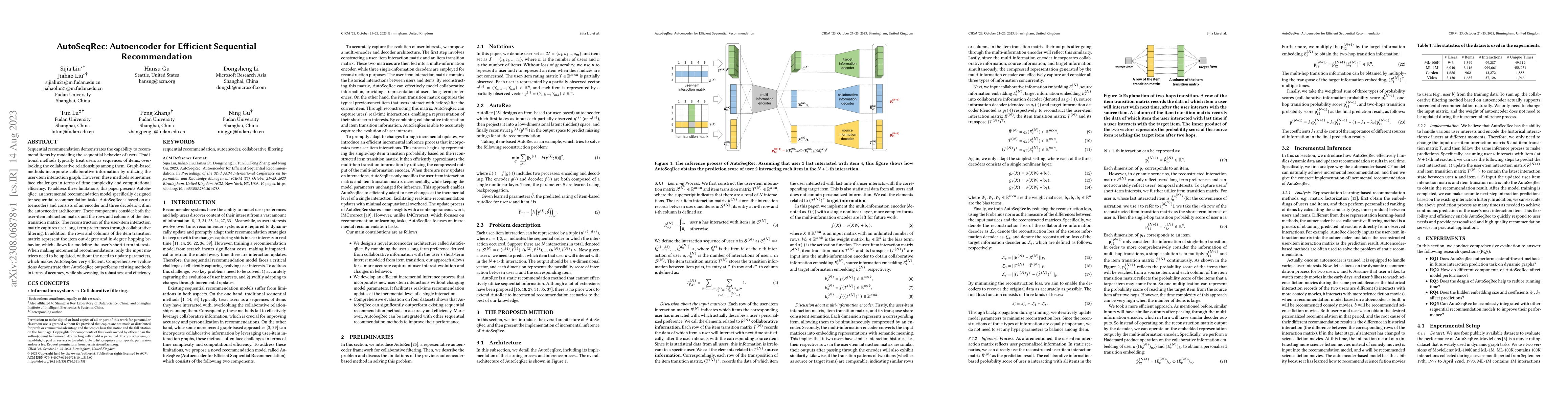 Thumbnail for AutoSeqRec: Autoencoder for Efficient Sequential Recommendation
