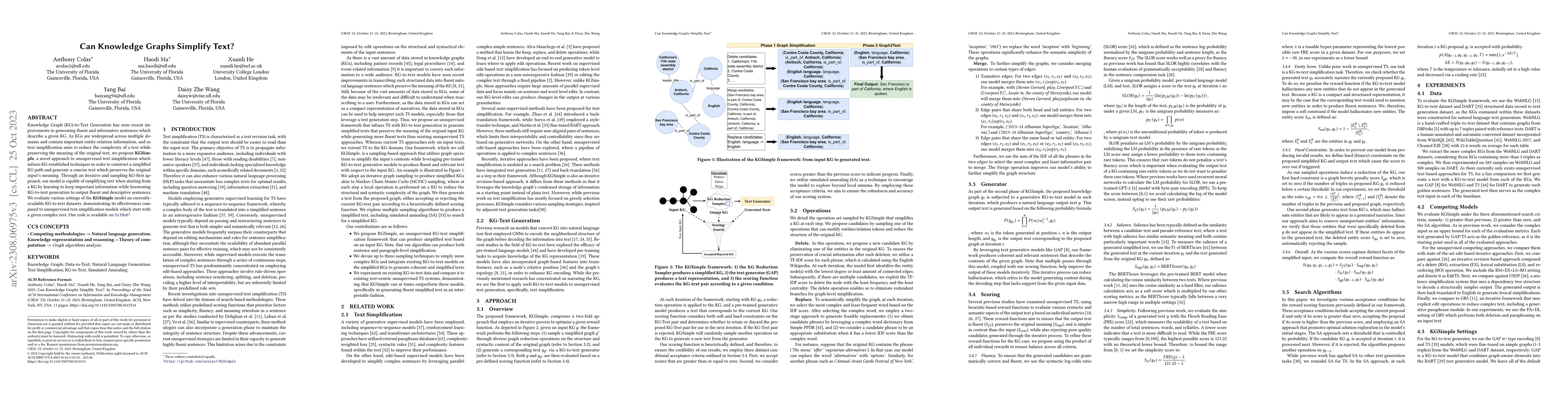 Thumbnail for Can Knowledge Graphs Simplify Text?