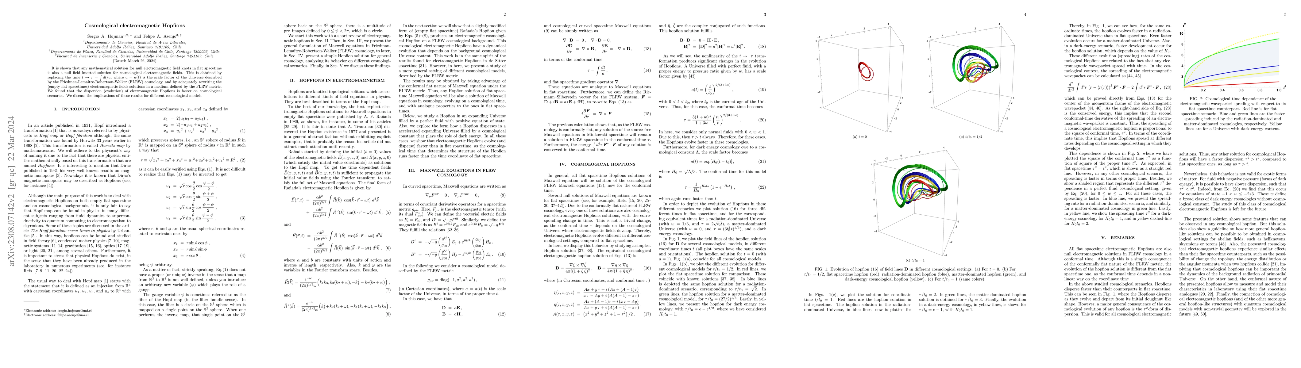 Thumbnail for Cosmological electromagnetic hopfions