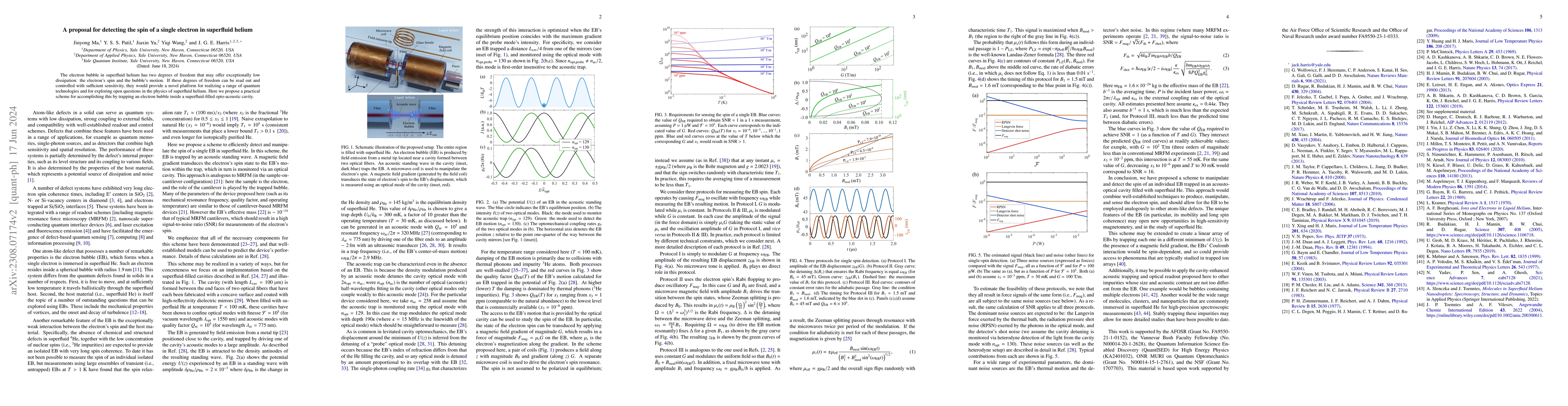 Thumbnail for A proposal for detecting the spin of a single electron in superfluid
  helium