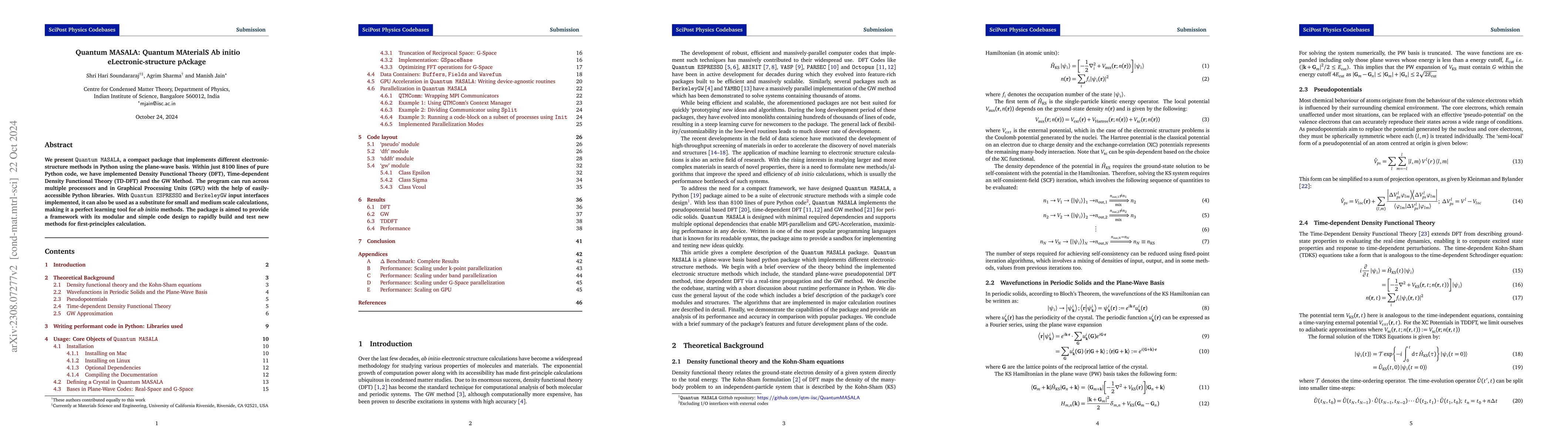Thumbnail for Quantum MASALA: Quantum MAterialS Ab initio eLectronic-structure pAckage