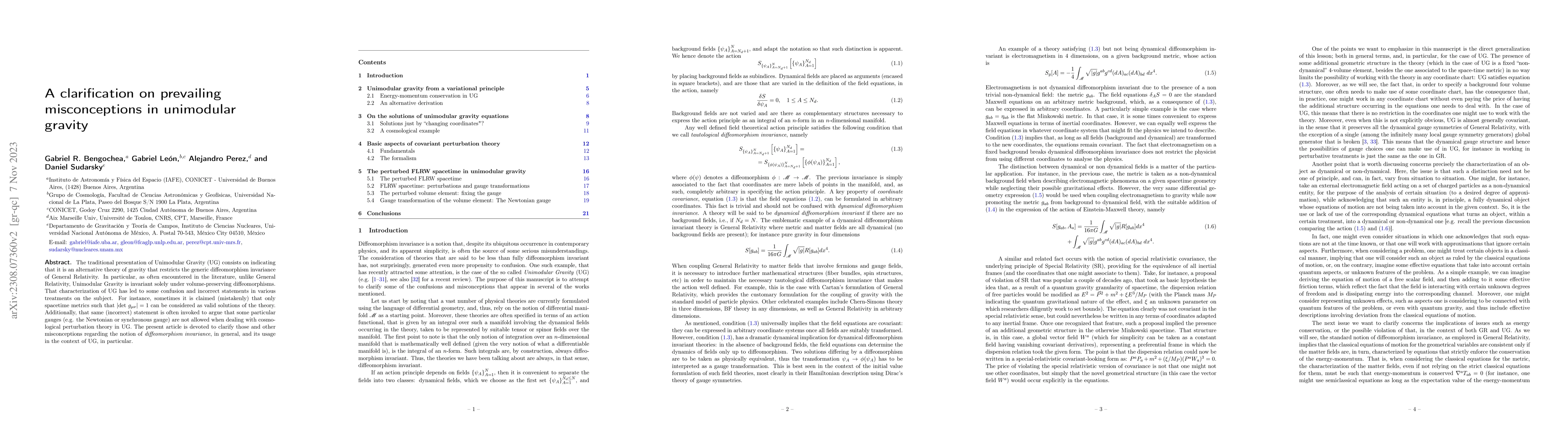 Thumbnail for A clarification on prevailing misconceptions in unimodular gravity