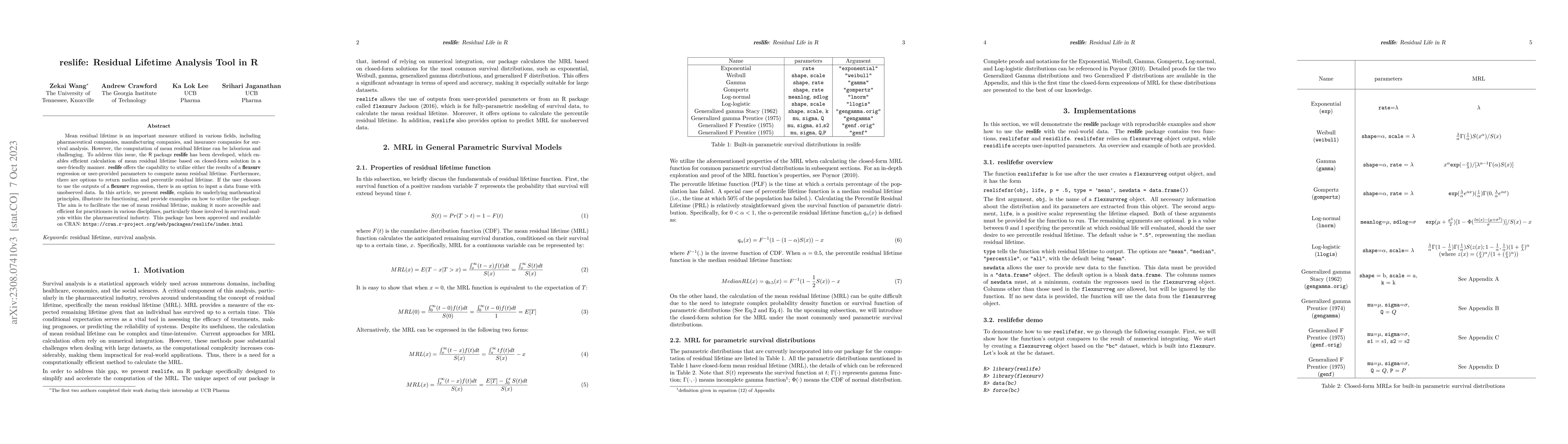 Thumbnail for reslife: Residual Lifetime Analysis Tool in R