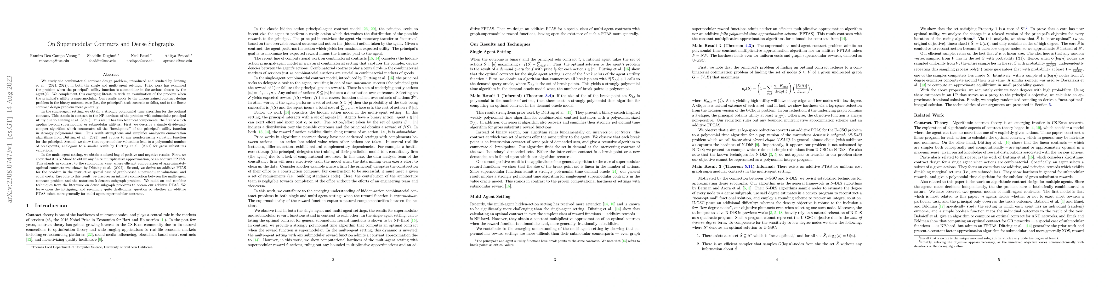 Thumbnail for On Supermodular Contracts and Dense Subgraphs