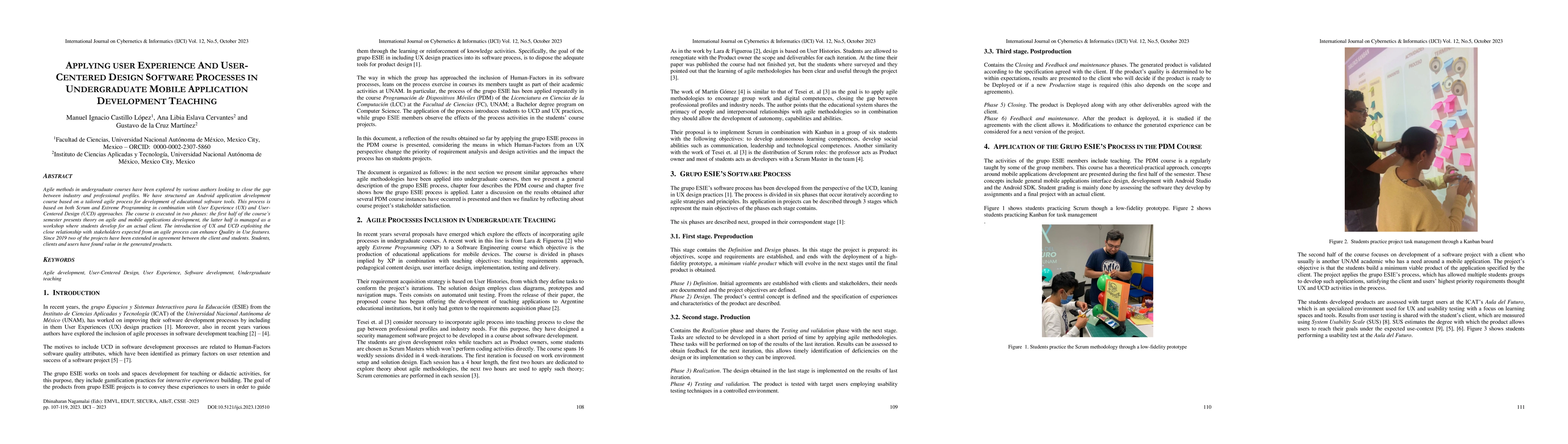 Thumbnail for Applying User Experience and User-Centered Design Software Processes in
  Undergraduate Mobile Application Development Teaching