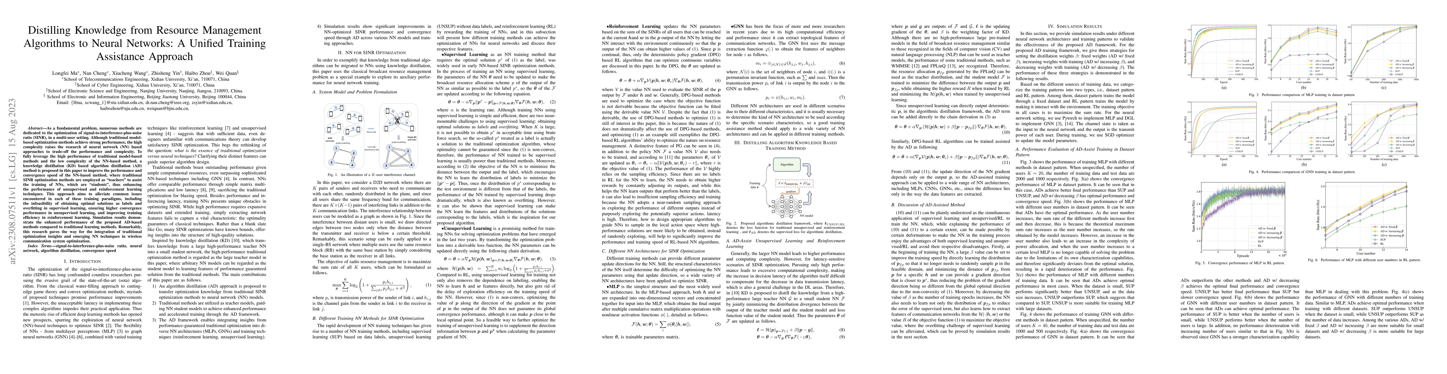Thumbnail for Distilling Knowledge from Resource Management Algorithms to Neural
  Networks: A Unified Training Assistance Approach
