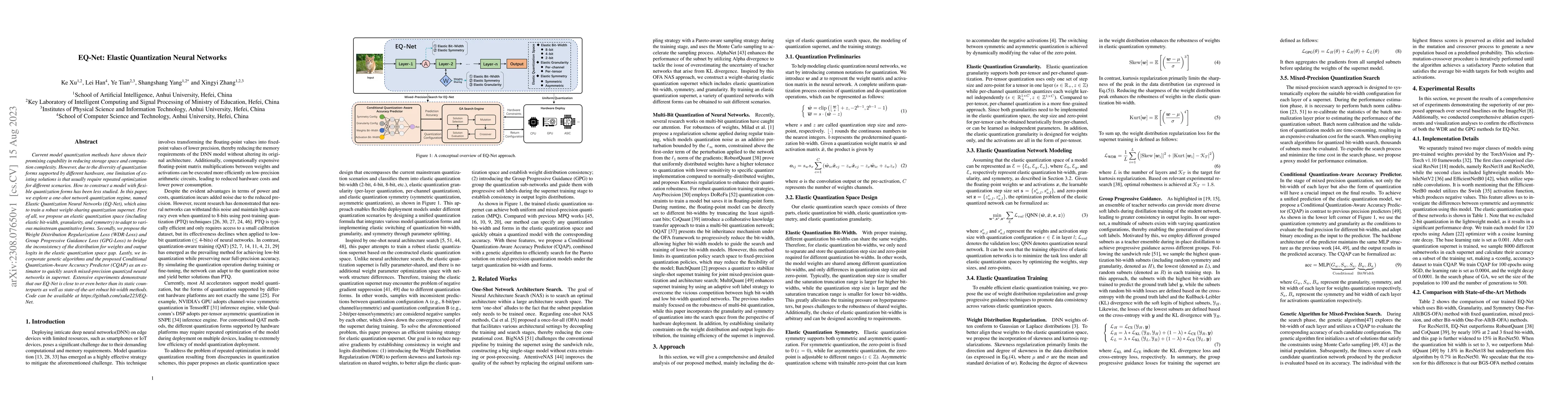 Thumbnail for EQ-Net: Elastic Quantization Neural Networks