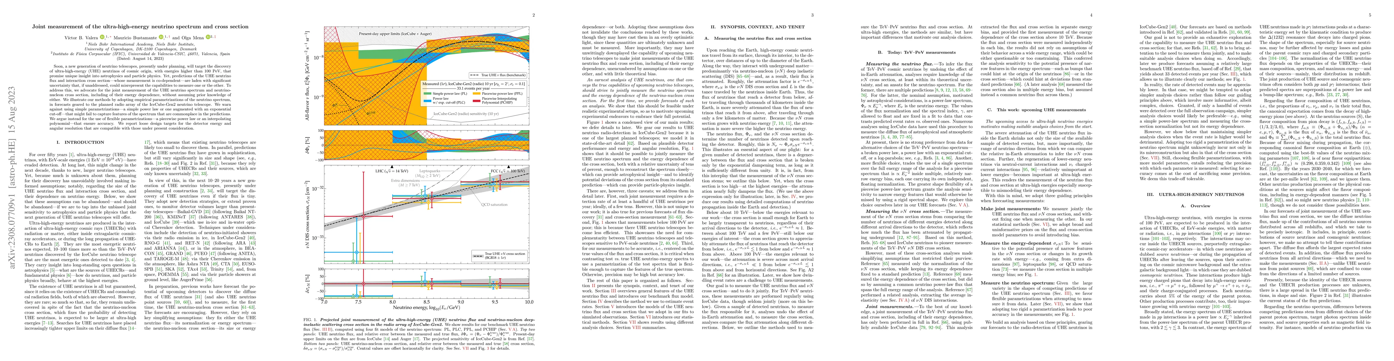 Thumbnail for Joint measurement of the ultra-high-energy neutrino spectrum and cross
  section