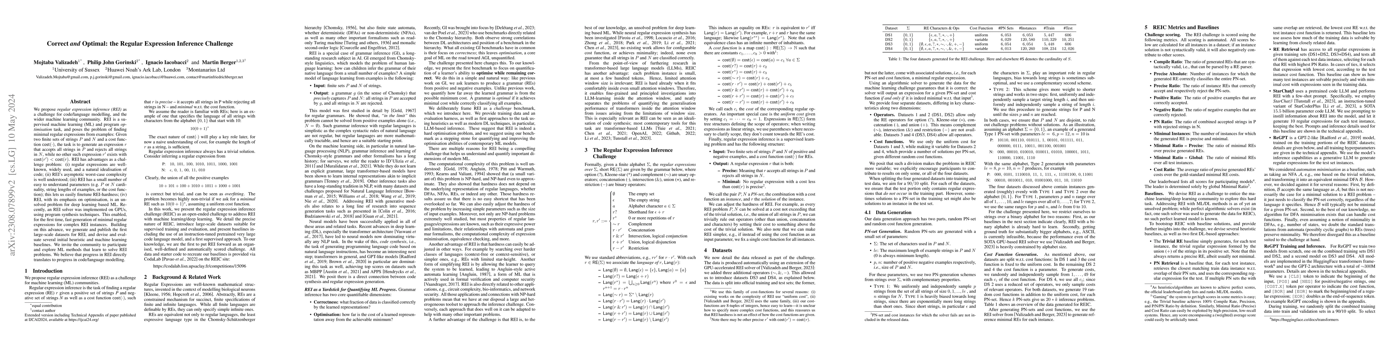 Thumbnail for Correct and Optimal: the Regular Expression Inference Challenge