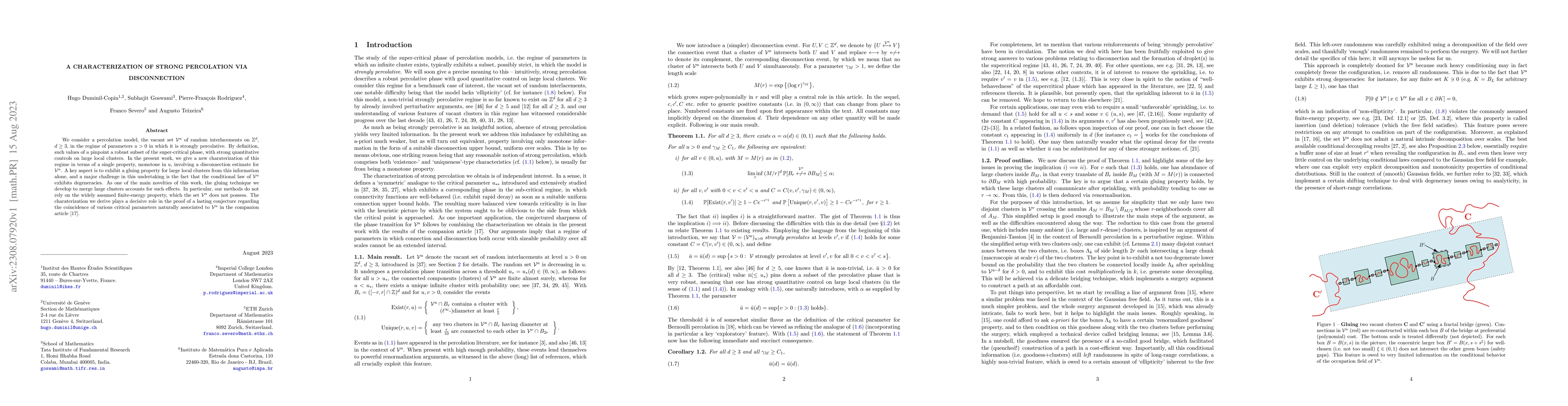 Thumbnail for A characterization of strong percolation via disconnection