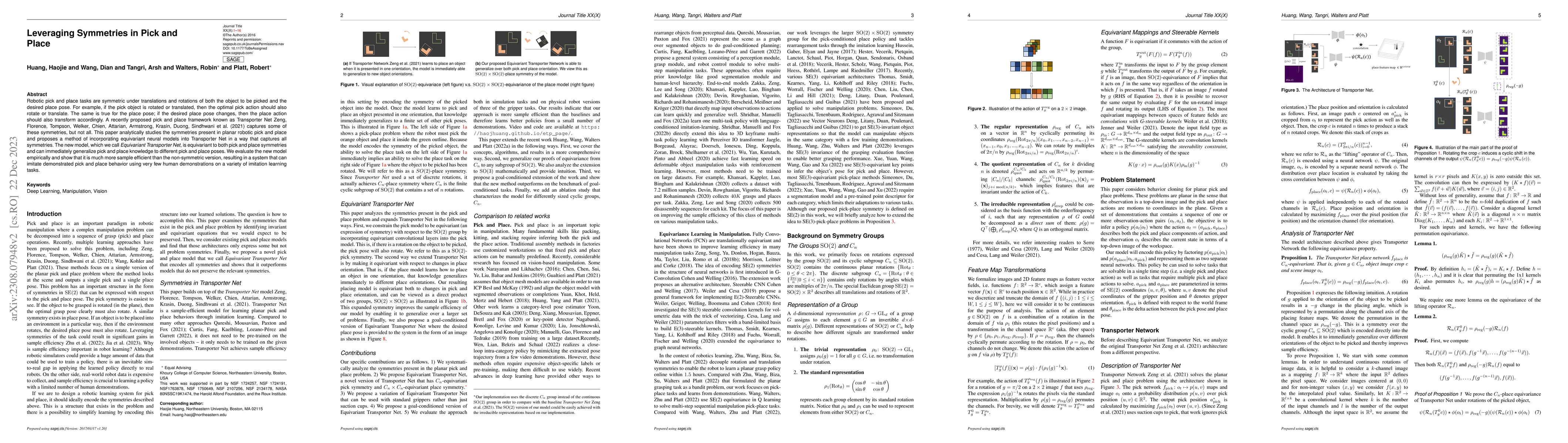 Thumbnail for Leveraging Symmetries in Pick and Place