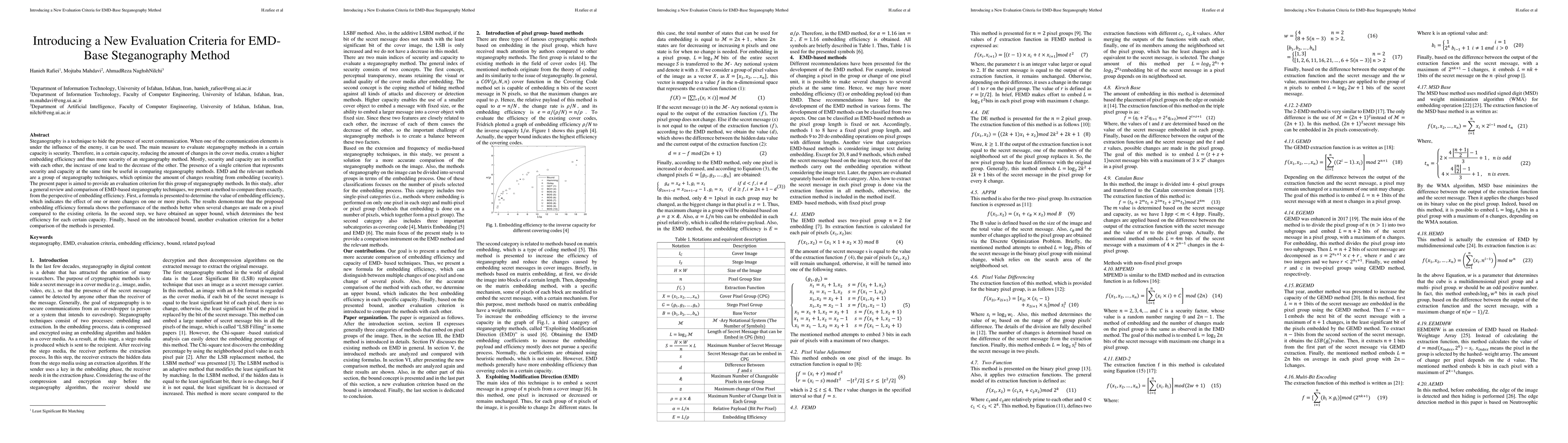 Thumbnail for Introducing a New Evaluation Criteria for EMD-Base Steganography Method