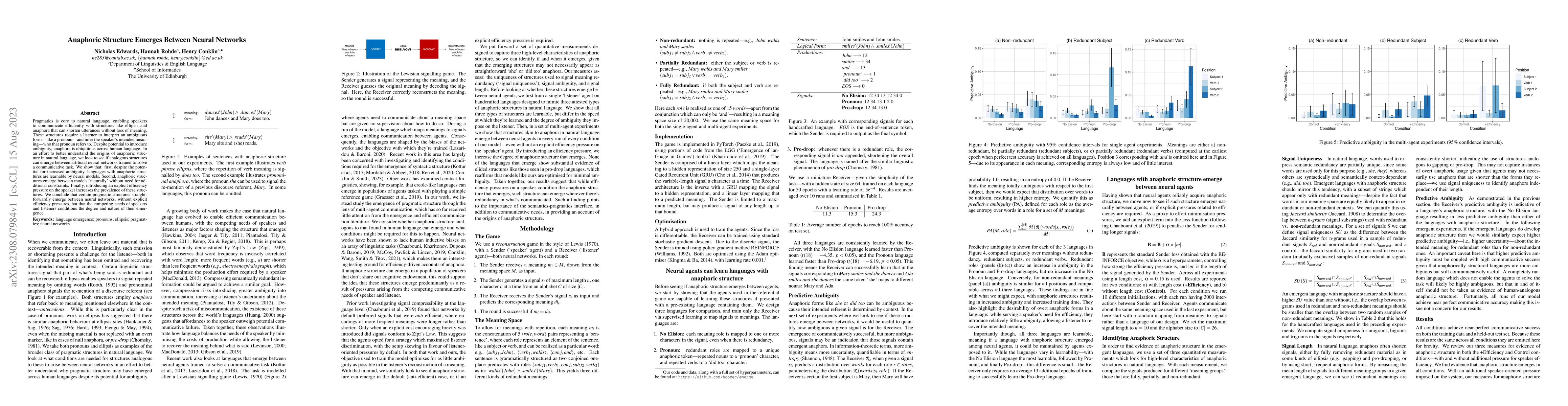 Thumbnail for Anaphoric Structure Emerges Between Neural Networks