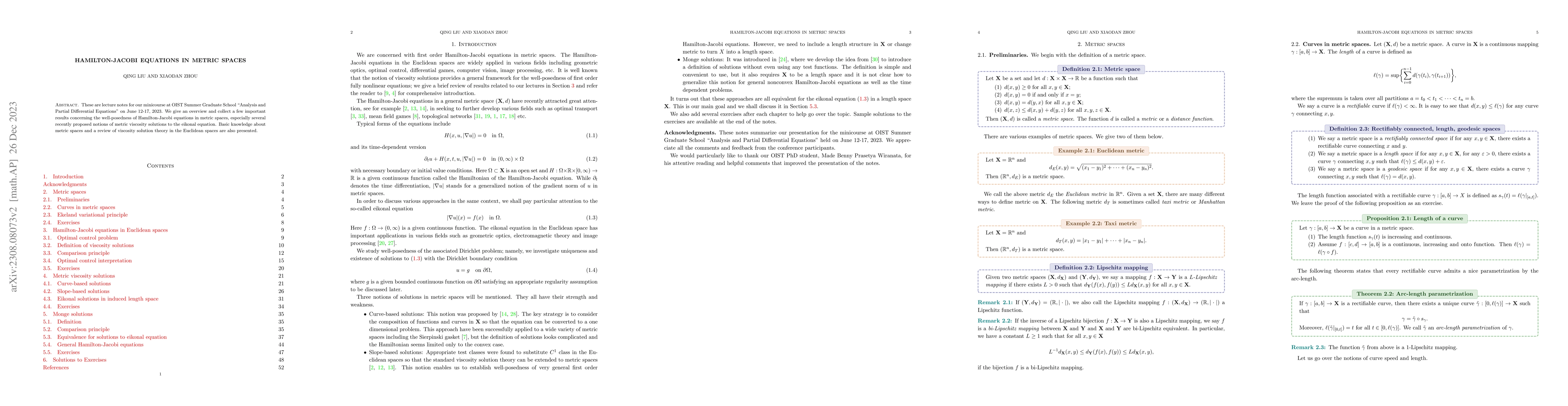 Thumbnail for Hamilton-Jacobi equations in metric spaces