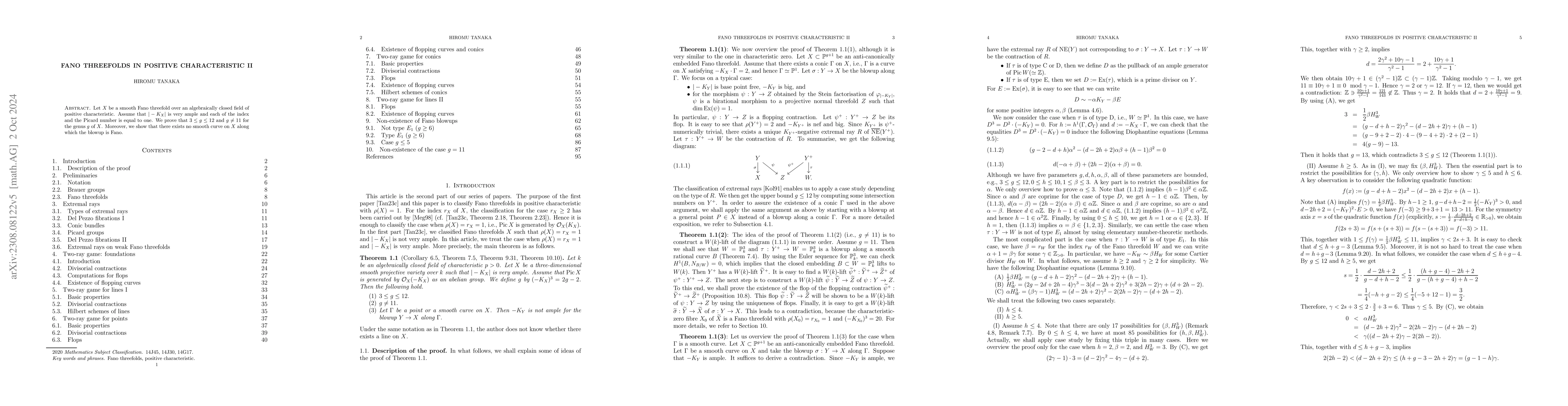 Thumbnail for Fano threefolds in positive characteristic II