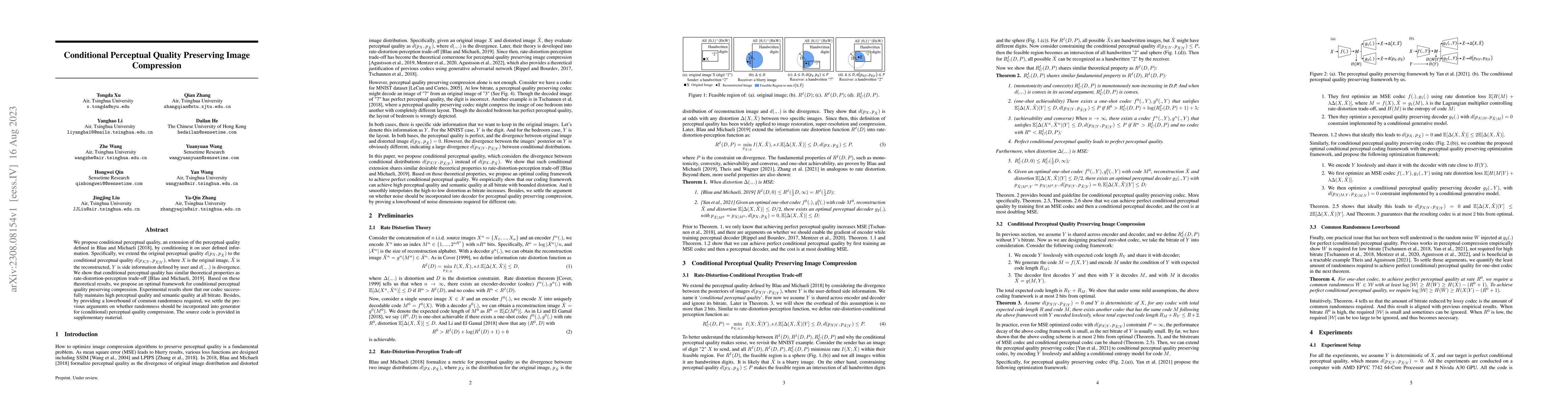 Thumbnail for Conditional Perceptual Quality Preserving Image Compression