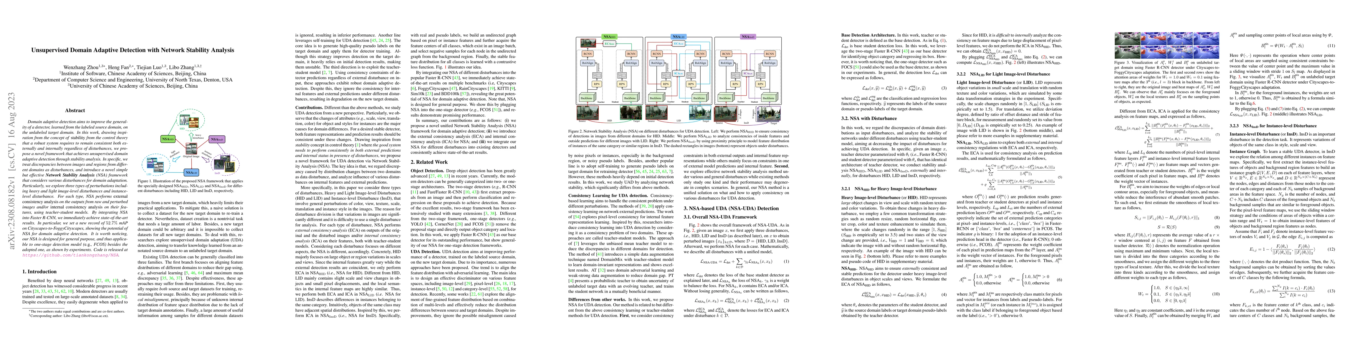 Thumbnail for Unsupervised Domain Adaptive Detection with Network Stability Analysis