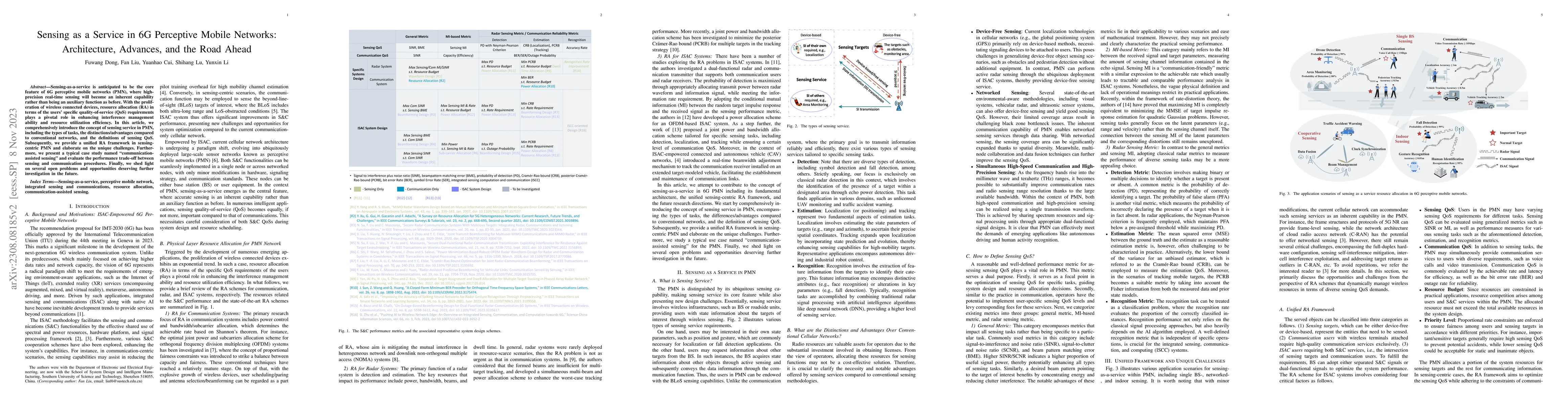 Thumbnail for Sensing as a Service in 6G Perceptive Mobile Networks: Architecture,
  Advances, and the Road Ahead