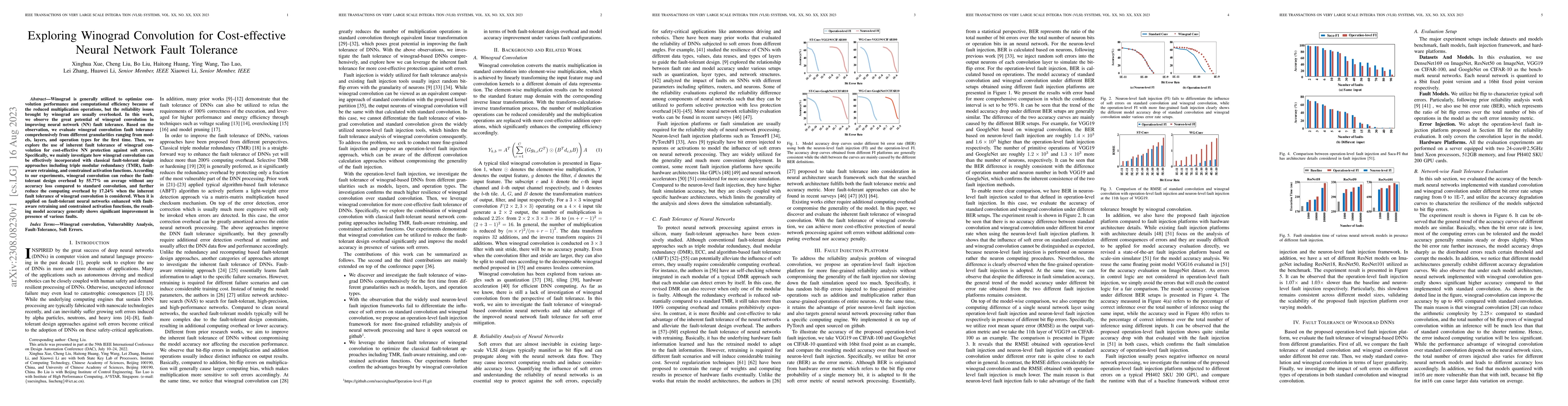 Thumbnail for Exploring Winograd Convolution for Cost-effective Neural Network Fault
  Tolerance