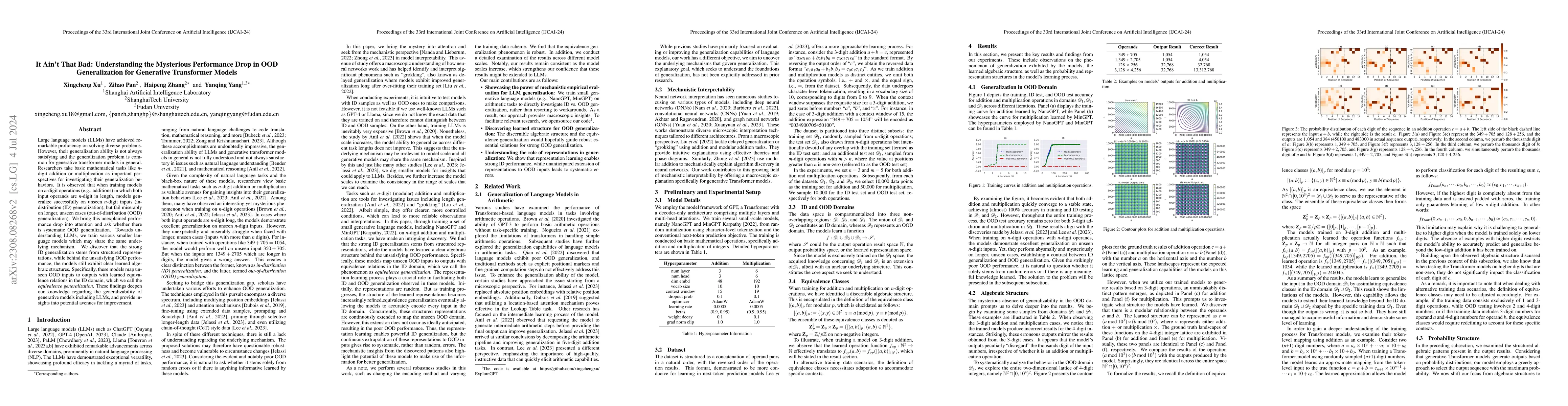 Thumbnail for It Ain't That Bad: Understanding the Mysterious Performance Drop in OOD
  Generalization for Generative Transformer Models