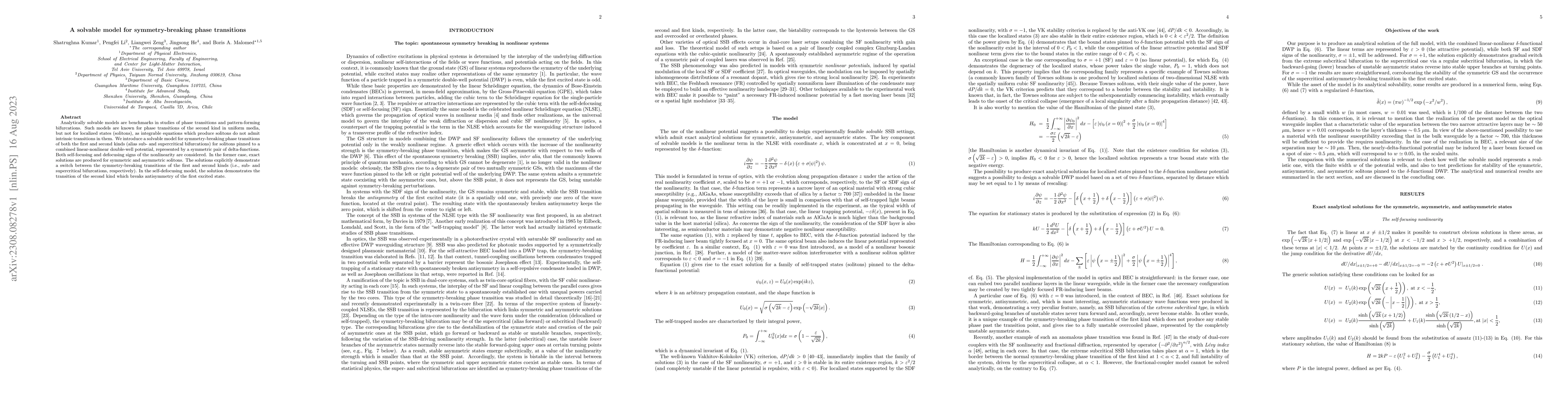 Thumbnail for A solvable model for symmetry-breaking phase transitions