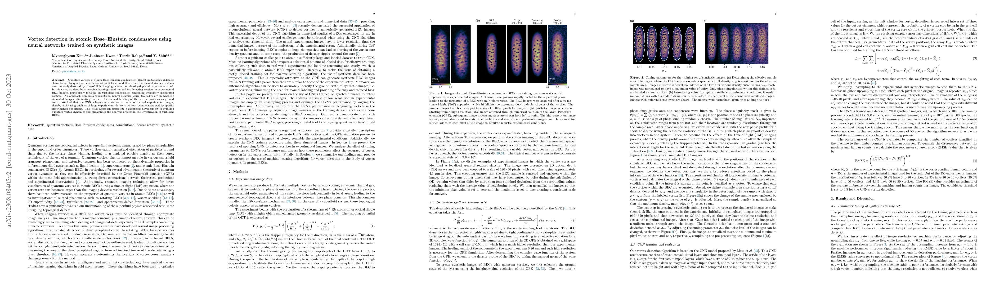 Thumbnail for Vortex detection in atomic Bose-Einstein condensates using neural
  networks trained on synthetic images
