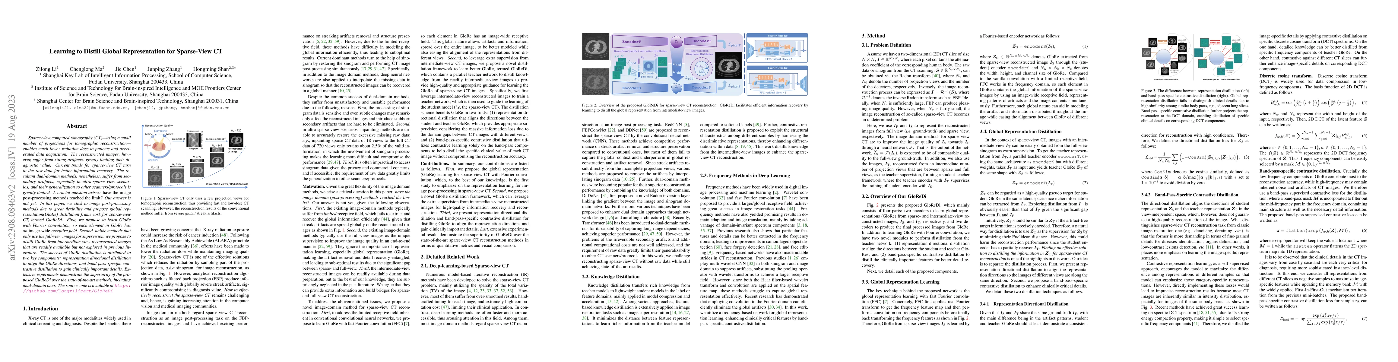 Thumbnail for Learning to Distill Global Representation for Sparse-View CT