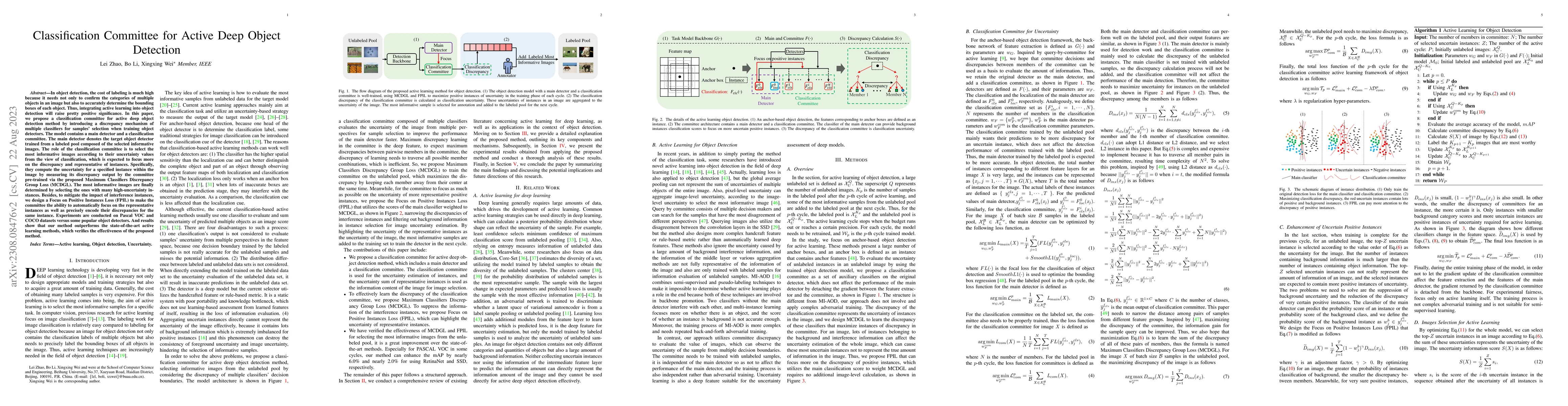 Thumbnail for Classification Committee for Active Deep Object Detection
