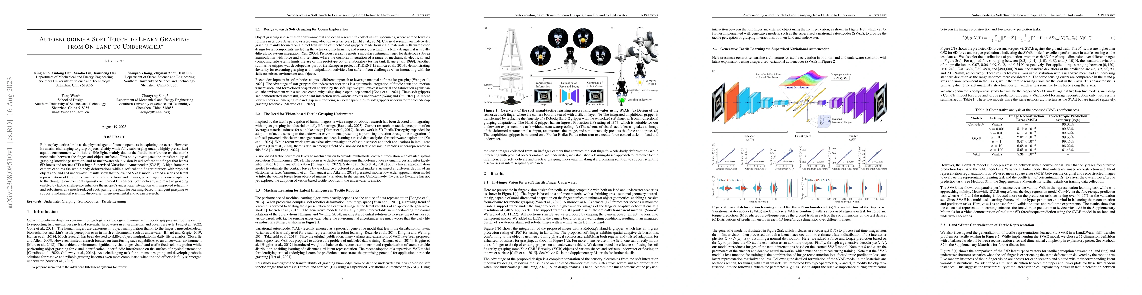 Thumbnail for Autoencoding a Soft Touch to Learn Grasping from On-land to Underwater