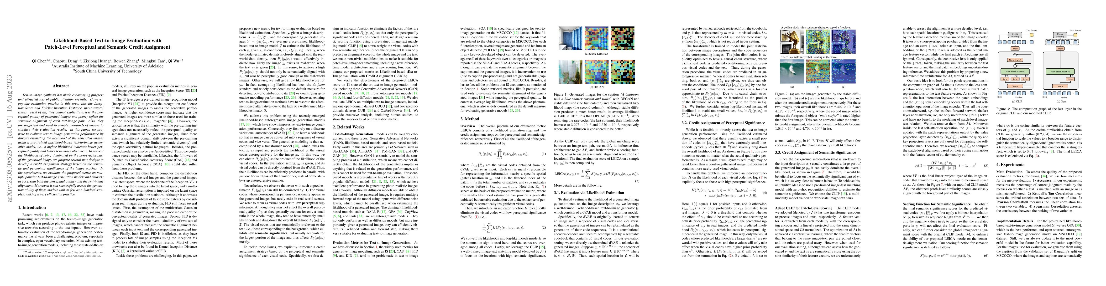 Thumbnail for Likelihood-Based Text-to-Image Evaluation with Patch-Level Perceptual
  and Semantic Credit Assignment
