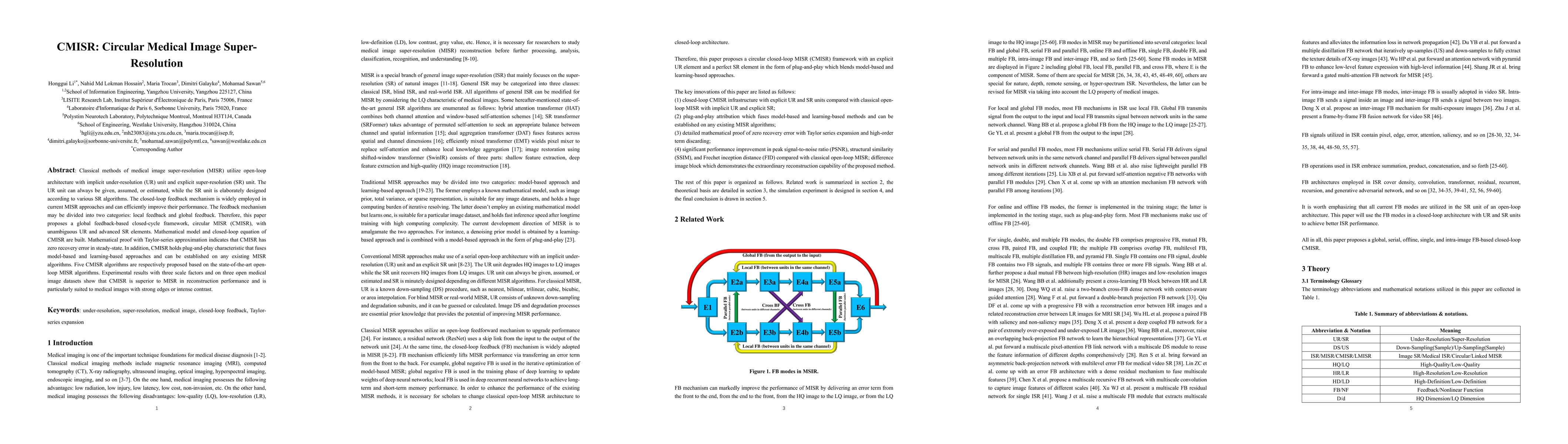 Thumbnail for CMISR: Circular Medical Image Super-Resolution