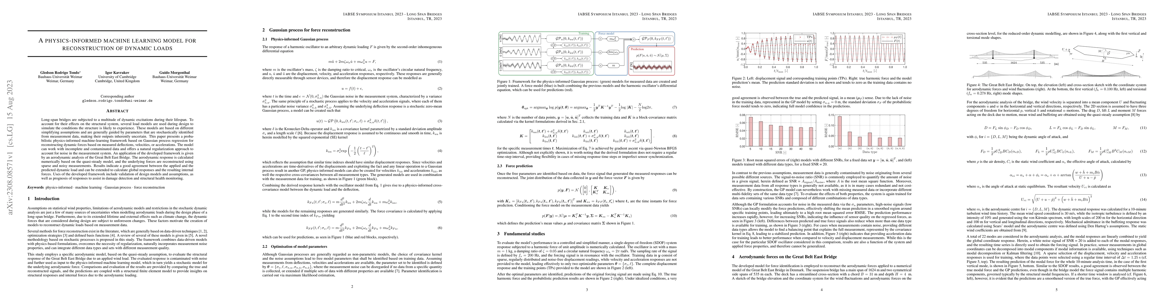 Thumbnail for A physics-informed machine learning model for reconstruction of dynamic
  loads