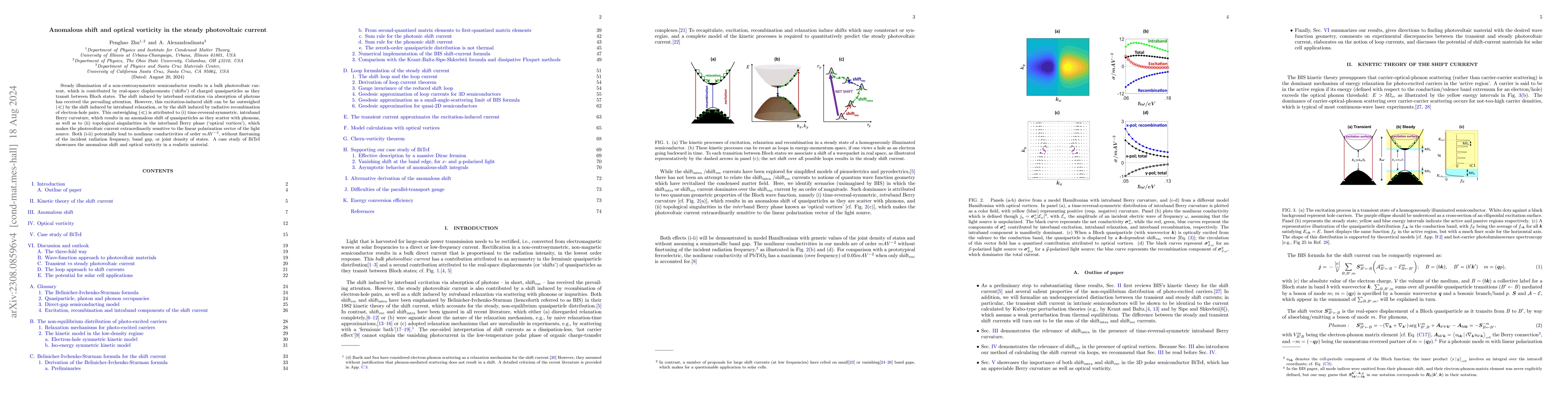 Thumbnail for Anomalous shift and optical vorticity in the steady photovoltaic current