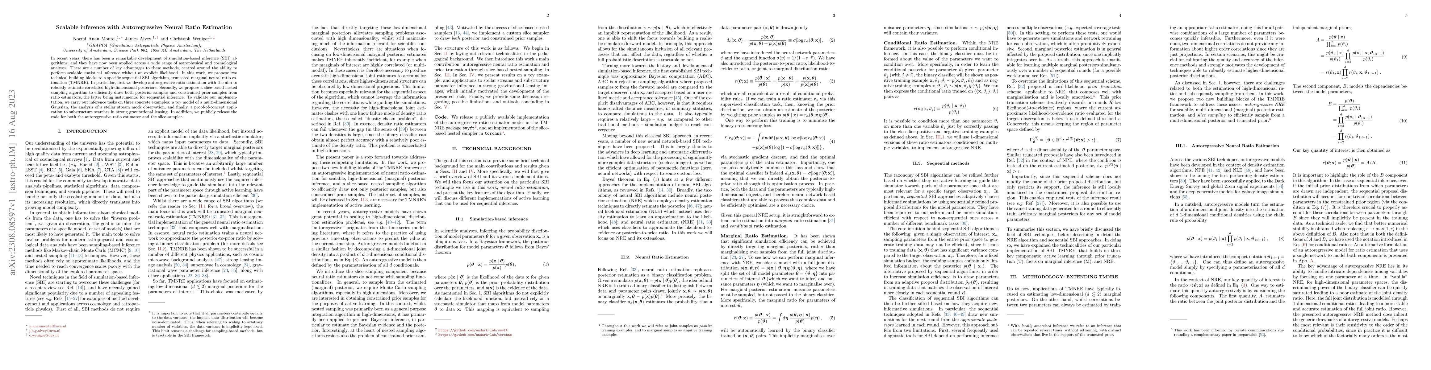 Thumbnail for Scalable inference with Autoregressive Neural Ratio Estimation