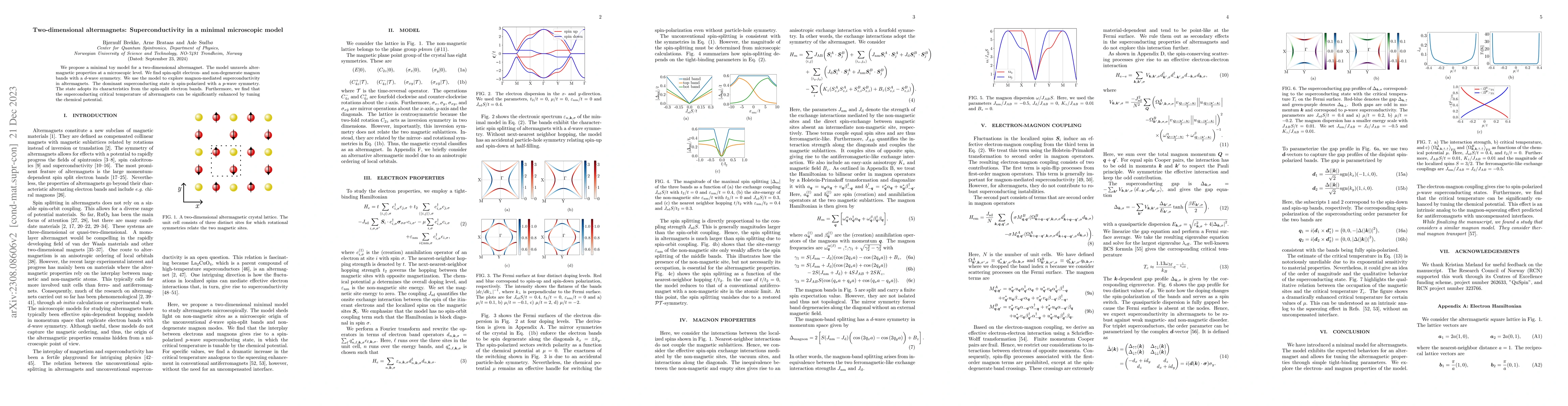 Thumbnail for Two-dimensional altermagnets: Superconductivity in a minimal microscopic
  model