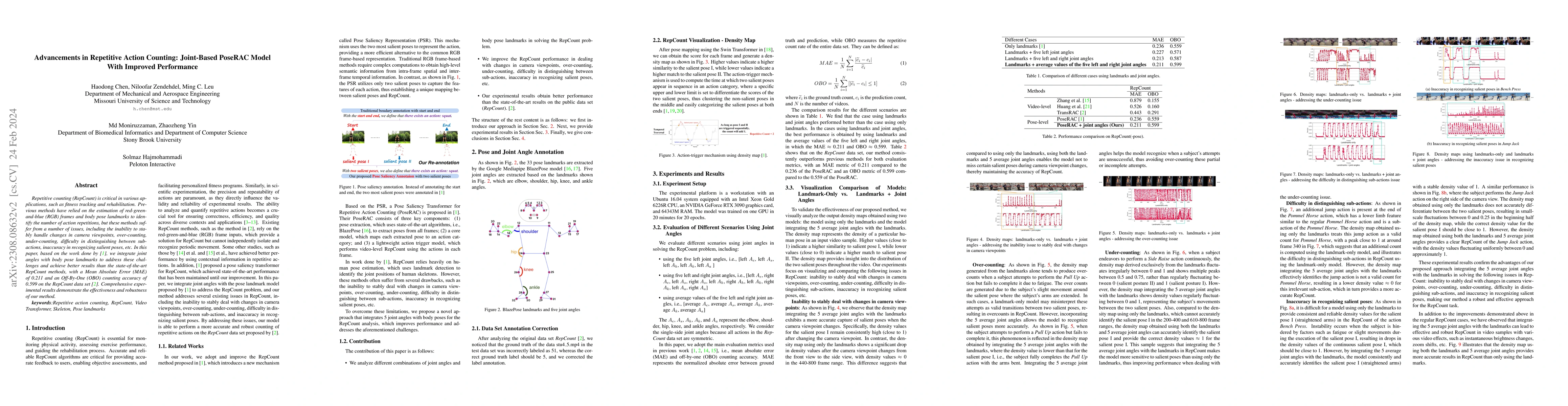 Thumbnail for Advancements in Repetitive Action Counting: Joint-Based PoseRAC Model
  With Improved Performance