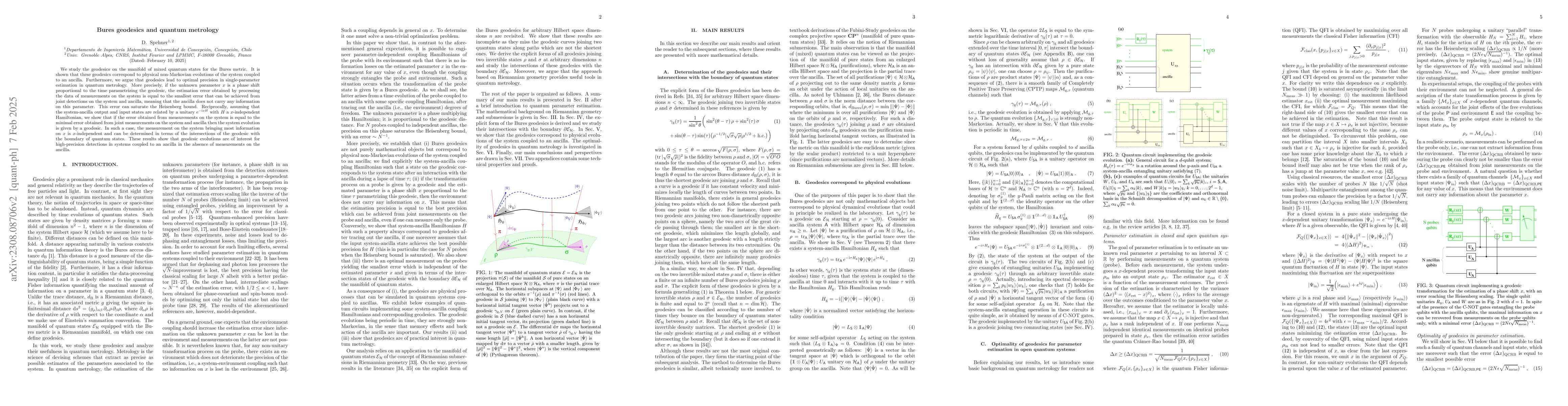 Thumbnail for Bures geodesics and quantum metrology