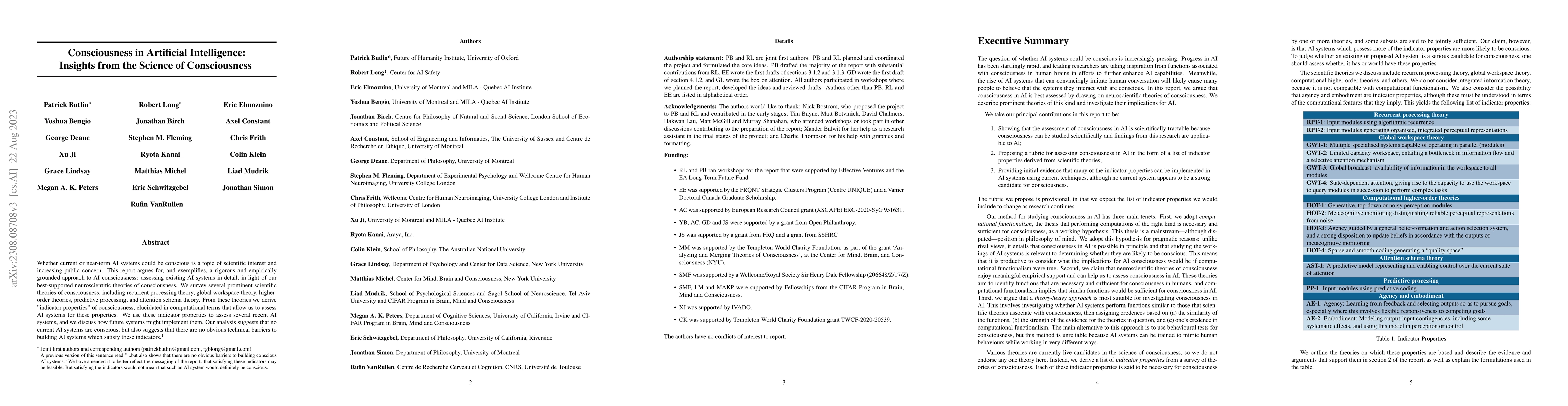 Thumbnail for Consciousness in Artificial Intelligence: Insights from the Science of
  Consciousness