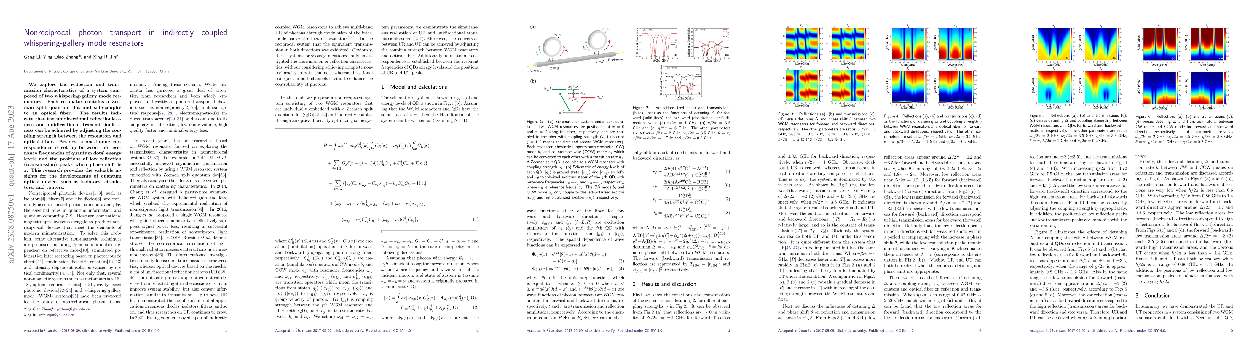 Thumbnail for Nonreciprocal photon transport in indirectly coupled whispering-gallery
  mode resonators