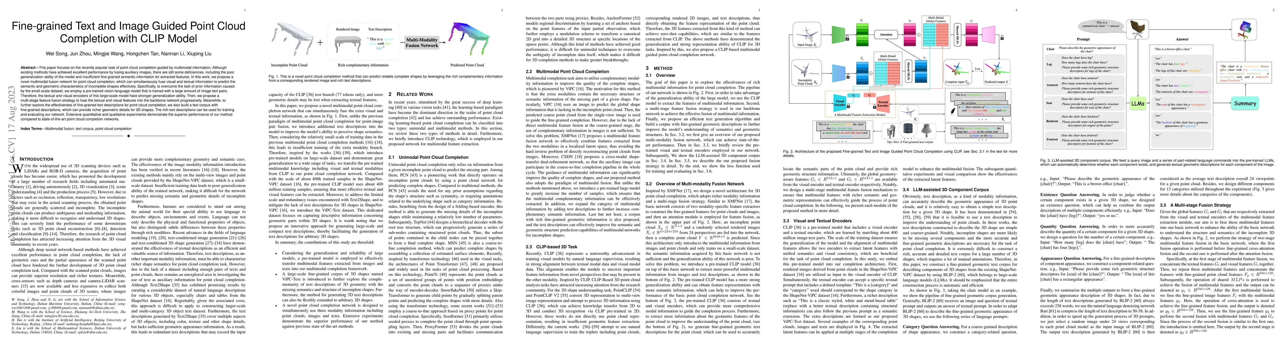Thumbnail for Fine-grained Text and Image Guided Point Cloud Completion with CLIP
  Model