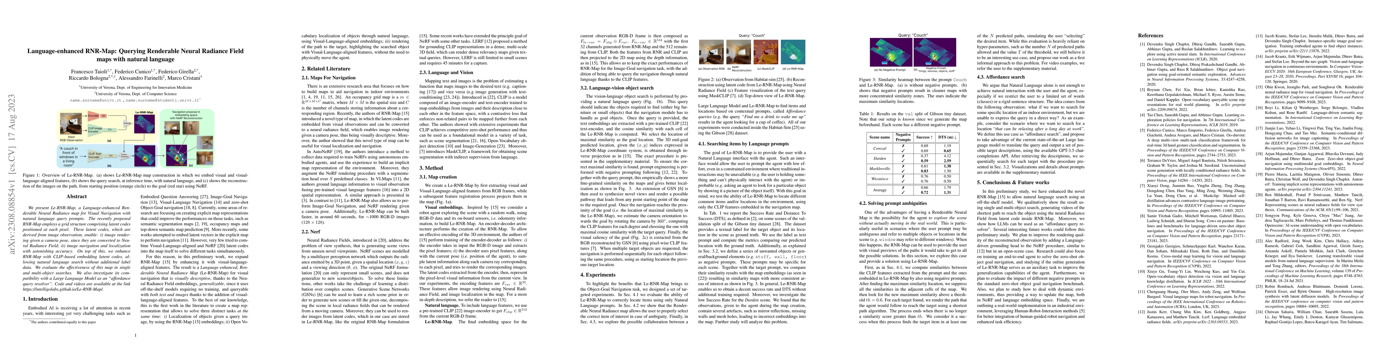 Thumbnail for Language-enhanced RNR-Map: Querying Renderable Neural Radiance Field
  maps with natural language
