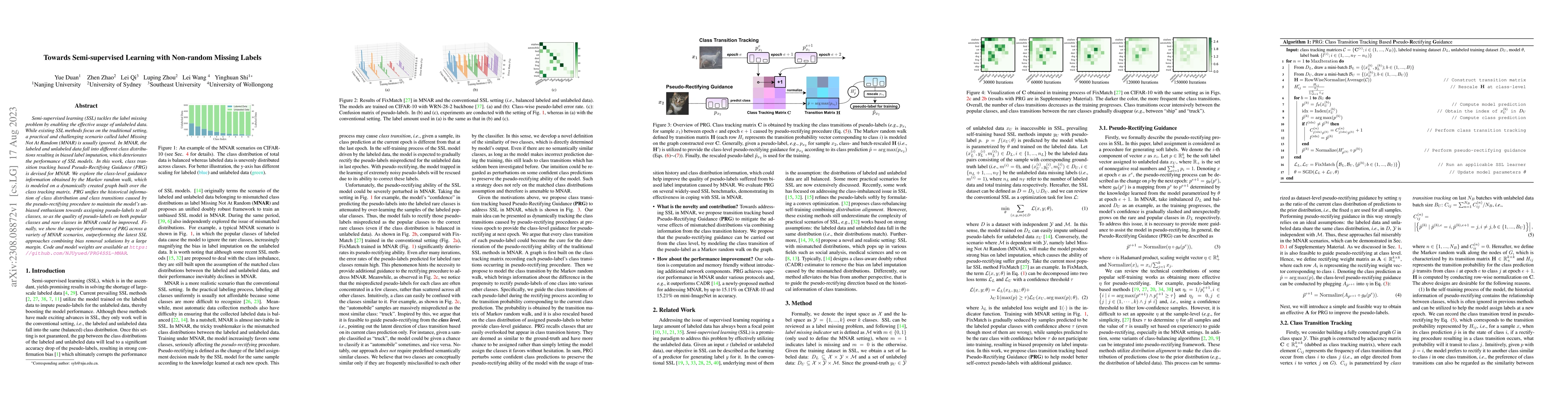 Thumbnail for Towards Semi-supervised Learning with Non-random Missing Labels