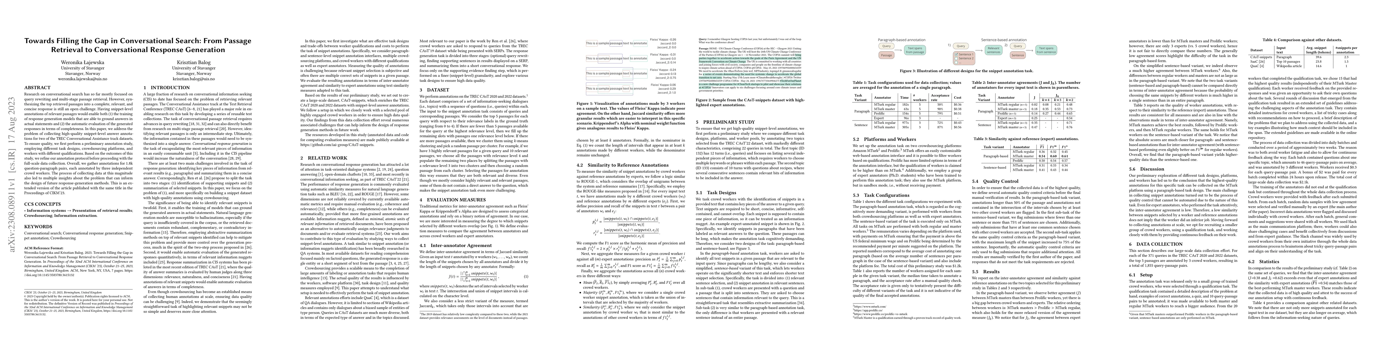 Thumbnail for Towards Filling the Gap in Conversational Search: From Passage Retrieval
  to Conversational Response Generation