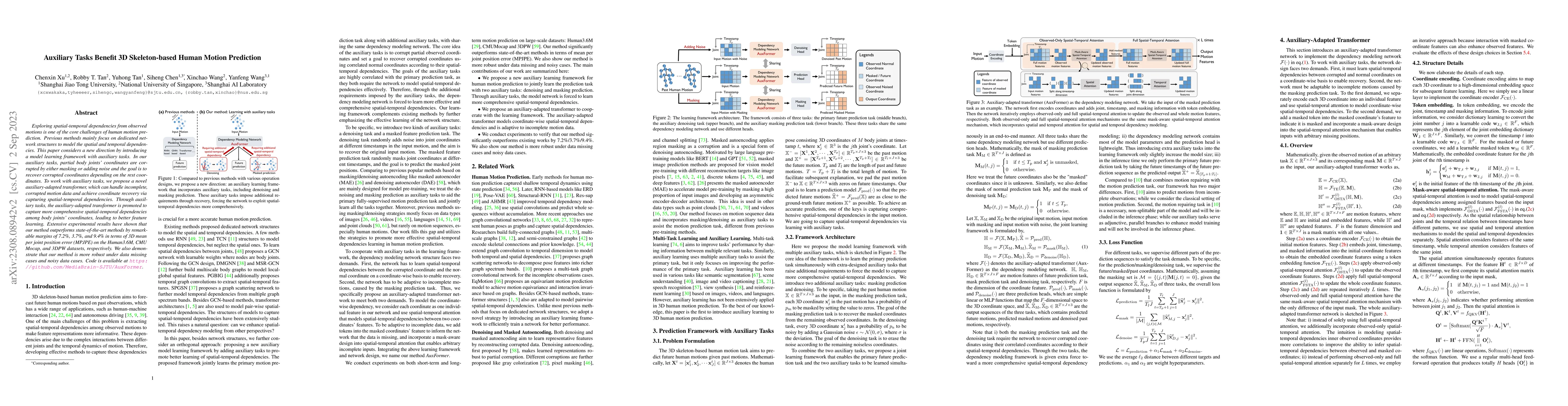 Thumbnail for Auxiliary Tasks Benefit 3D Skeleton-based Human Motion Prediction