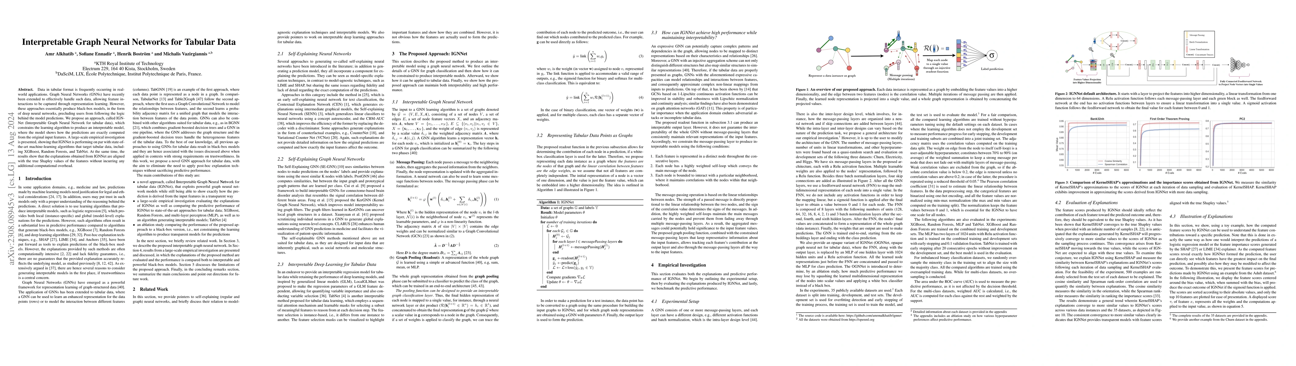 Thumbnail for Interpretable Graph Neural Networks for Tabular Data