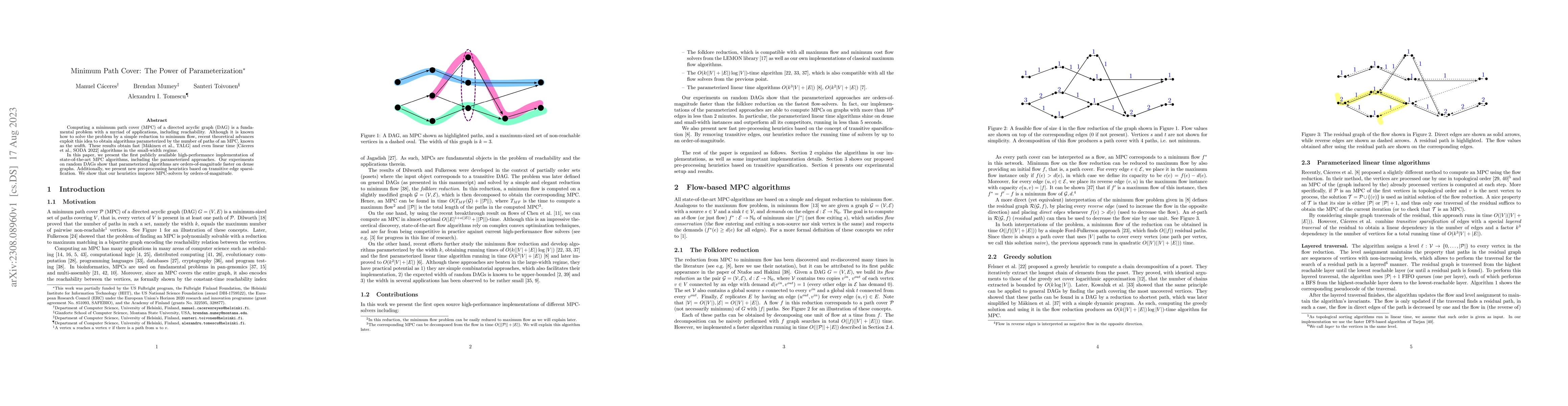Thumbnail for Minimum Path Cover: The Power of Parameterization