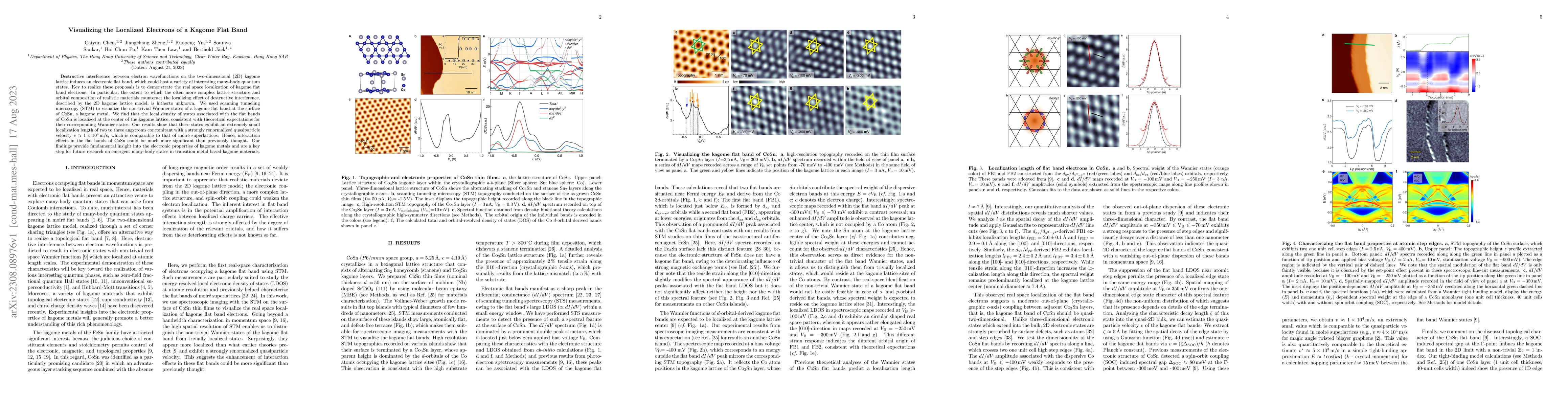 Thumbnail for Visualizing the Localized Electrons of a Kagome Flat Band